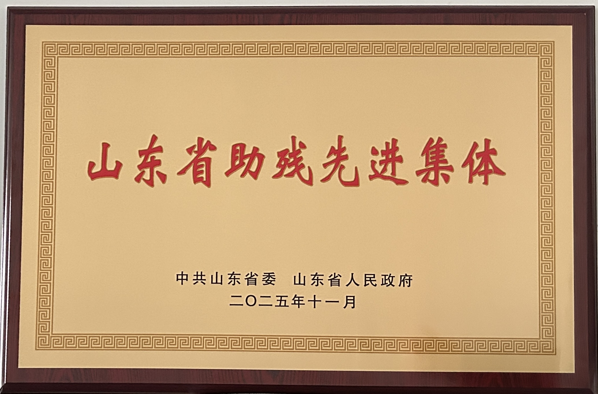 青岛滨海学院公益助残受山东省委省政府表彰